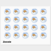 Beker van Kawaii Style met kattefeïne Ronde Sticker (Vel)