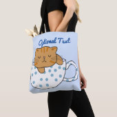 Beker van Kawaii Style met kattefeïne Tote Bag (Dichtbij)