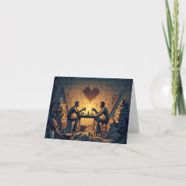 Beker van Liefde bij Kaarslicht Kaart