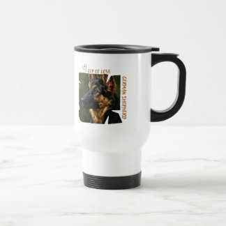 Beker van Liefde Hond Liefhebber 0,45 Liter Reismo Reisbeker