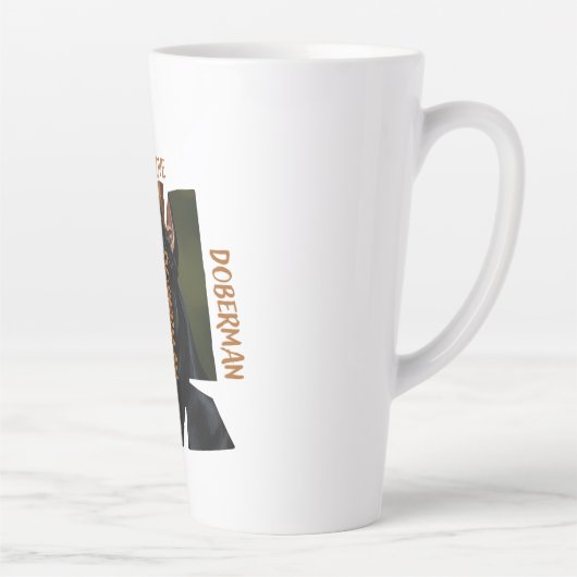 Beker van Liefde Hond Liefhebber 17oz Grote Latte Mok (Rechts)