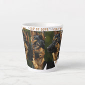Beker van Liefde Hond Liefhebber Kleine 355 ml Lat Latte Mok (Voorkant)