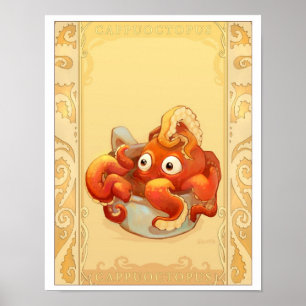 Beker van Octopus Poster