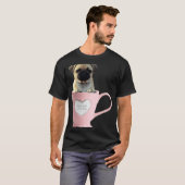 Beker van Pug L 2 T-shirt (Voorkant volledig)