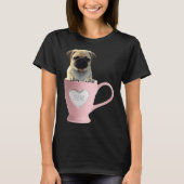 Beker van Pug L Classic T-Shirt 2 (Voorkant)