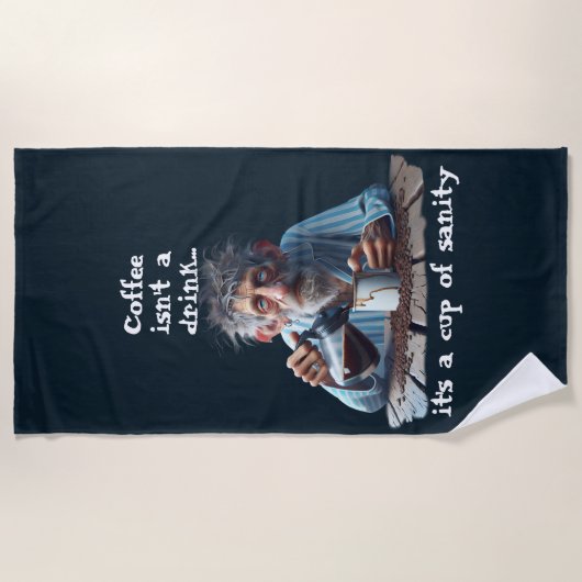 Beker van Sanity Strandlaken (Voorkant)