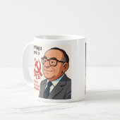 Beker van Santiago Carrillo en de Transitie Koffiemok (Voorkant links)