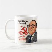 Beker van Santiago Carrillo en de Transitie Koffiemok (Links)