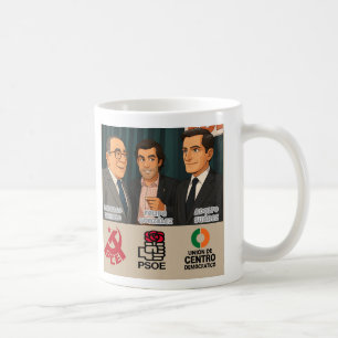 Beker van Santiago Carrillo en de Transitie Koffiemok
