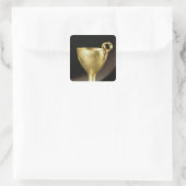 Beker van Shaft Grave IV, Mycenae Vierkante Sticker (Tas)