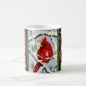 Beker van Snowman en Kardinale vrienden Koffiemok (Center)