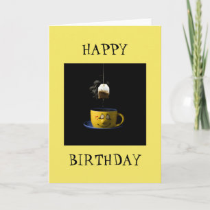 Beker van Tea Birthday Card Kaart