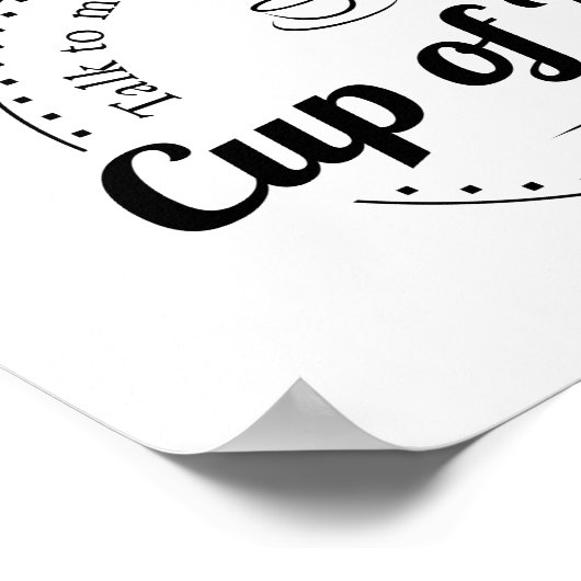 Beker van Tea Custom Kitchen Print (Hoek)