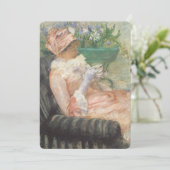 Beker van Tea door Mary Cassatt,  impressionisme (Staand voorkant)