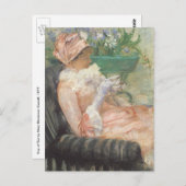 Beker van Tea door Mary Cassatt,  impressionisme Briefkaart (Voorkant / Achterkant)