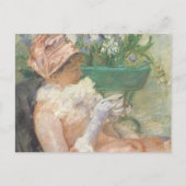 Beker van Tea door Mary Cassatt,  impressionisme Briefkaart (Voorkant)