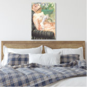 Beker van Tea door Mary Cassatt,  impressionisme Canvas Afdruk (Insitu (Slaapkamer))