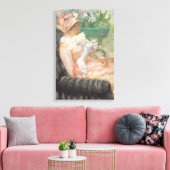 Beker van Tea door Mary Cassatt,  impressionisme Canvas Afdruk (Insitu (Woonkamer))