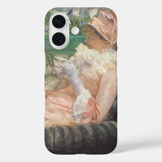 Beker van Tea door Mary Cassatt, impressionisme Case-Mate iPhone Case (Achterkant)