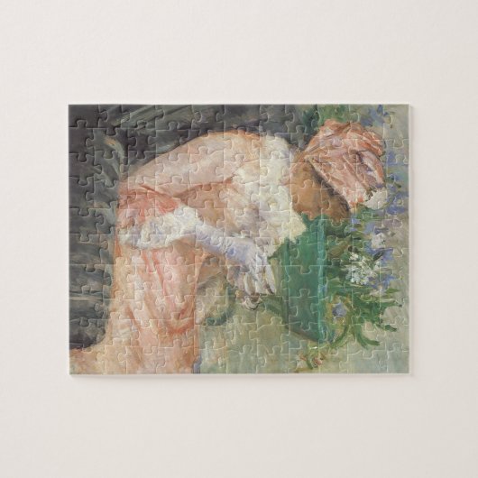 Beker van Tea door Mary Cassatt,  impressionisme Legpuzzel (Horizontaal)