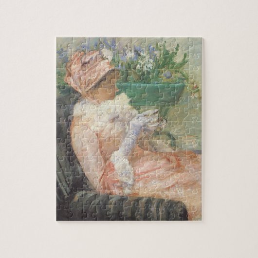 Beker van Tea door Mary Cassatt, impressionisme Legpuzzel (Verticaal)