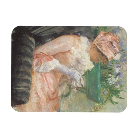 Beker van Tea door Mary Cassatt,  impressionisme Magneet (Horizontaal)
