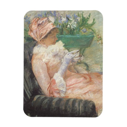 Beker van Tea door Mary Cassatt,  impressionisme Magneet (Verticaal)