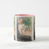 Beker van Tea door Mary Cassatt,  impressionisme Mok (Midden)