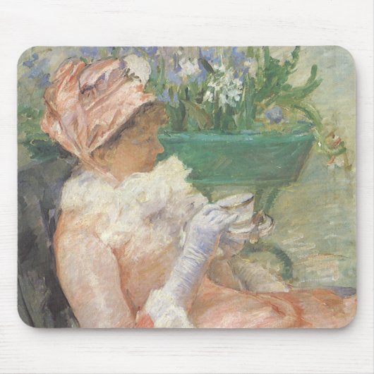 Beker van Tea door Mary Cassatt,  impressionisme Muismat (Voorkant)