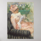 Beker van Tea door Mary Cassatt, impressionisme Poster (Voorkant)