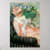 Beker van Tea door Mary Cassatt,  impressionisme Poster (Voorkant)