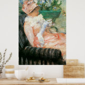 Beker van Tea door Mary Cassatt,  impressionisme Poster (Keuken)