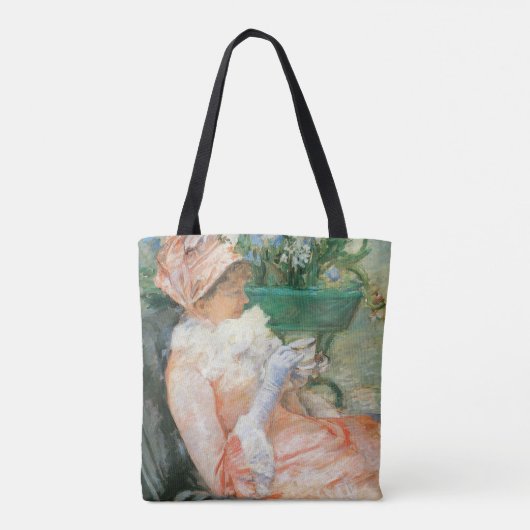 Beker van Tea door Mary Cassatt,  impressionisme Tote Bag (Achterkant)