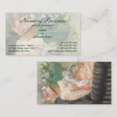 Beker van Tea door Mary Cassatt Visitekaartje (Voorkant / Achterkant)