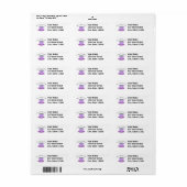 Beker van Tea Etiket (Full Sheet)