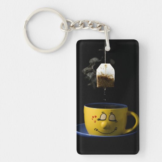Beker van Tea Keyring/Sleutelhanger Sleutelhanger (Voorkant)