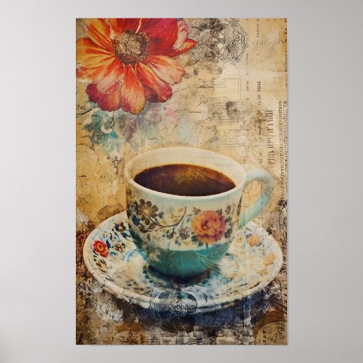 Beker van Tea Poster (Voorkant)