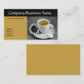 Beker van Visitekaartjes van Tea (Voorkant / Achterkant)