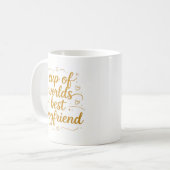 beker van werelds beste vriend koffiemok (Voorkant links)
