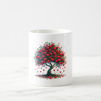 Beker versierd met vruchten van liefde koffiemok