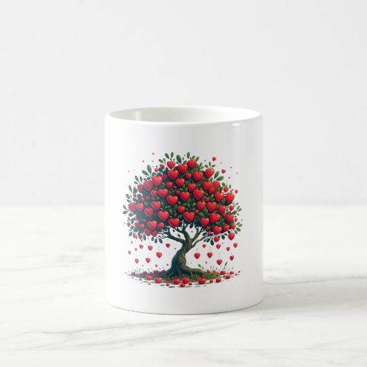 Beker versierd met vruchten van liefde koffiemok (Center)