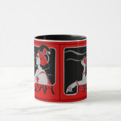 Beker Vintage Cafe Rajah 2 Mok (Midden)