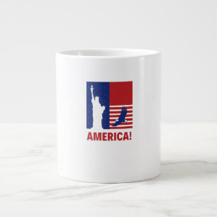 Beker voor Amerikaanse Onafhankelijkheidsdag Grote Koffiekop