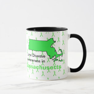 Beker voor bewustwording van de ziekte van Lyme in Mok