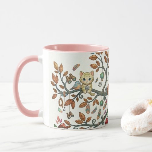 Beker voor Bosverkenner Mok (Met donut)