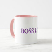 Beker voor de Baas Dame Mok (Voorkant links)