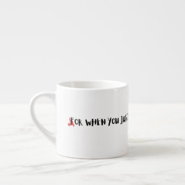 Beker voor een baas voor als je gewoon iets wilt v espresso kop