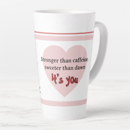 Beker voor geliefden latte mok