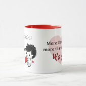 Beker voor geliefden mok (Midden)