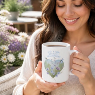Beker voor het meisje dat van libellen houdt koffiemok